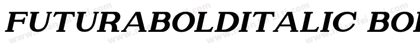 FuturaBoldItalic Bol字体转换